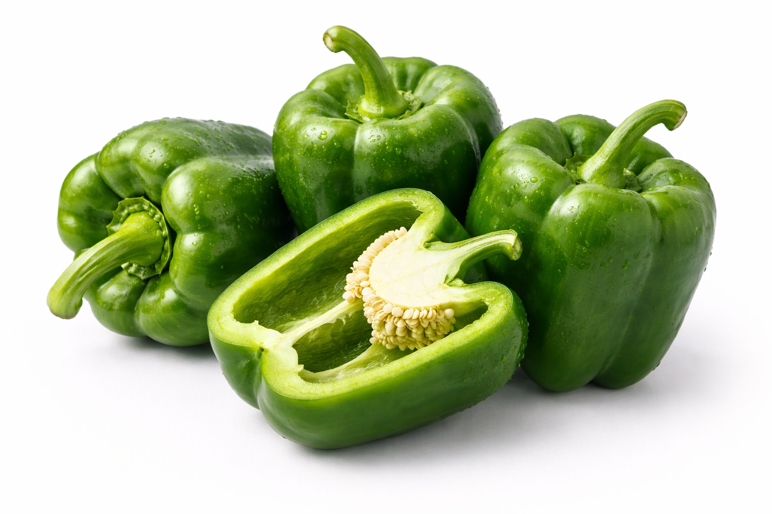 SHIMLA MIRCH GREEN 280-300g(2pc)